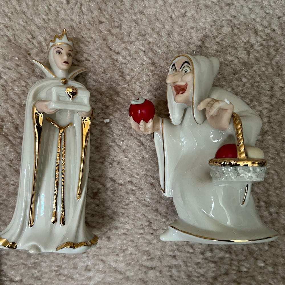 Wonderfully Wicked Disney Lenox Salt & Pepper shaker set